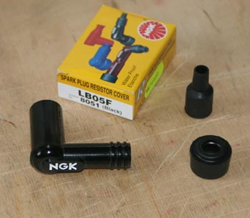 Black NGK Spark Plug Cap